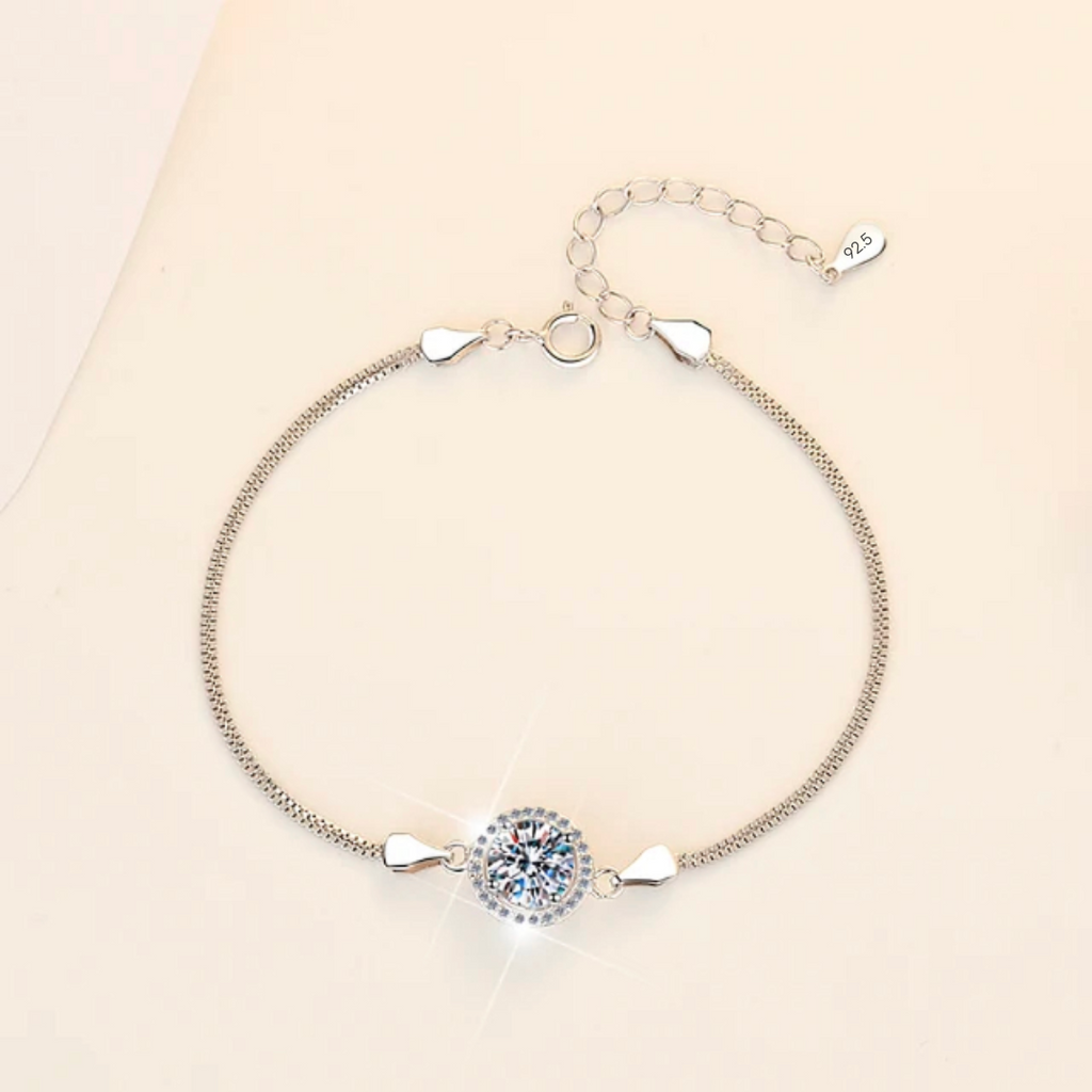 Lovely Women 92.5 Sterling Silver Cubic Zerconia Bracelets