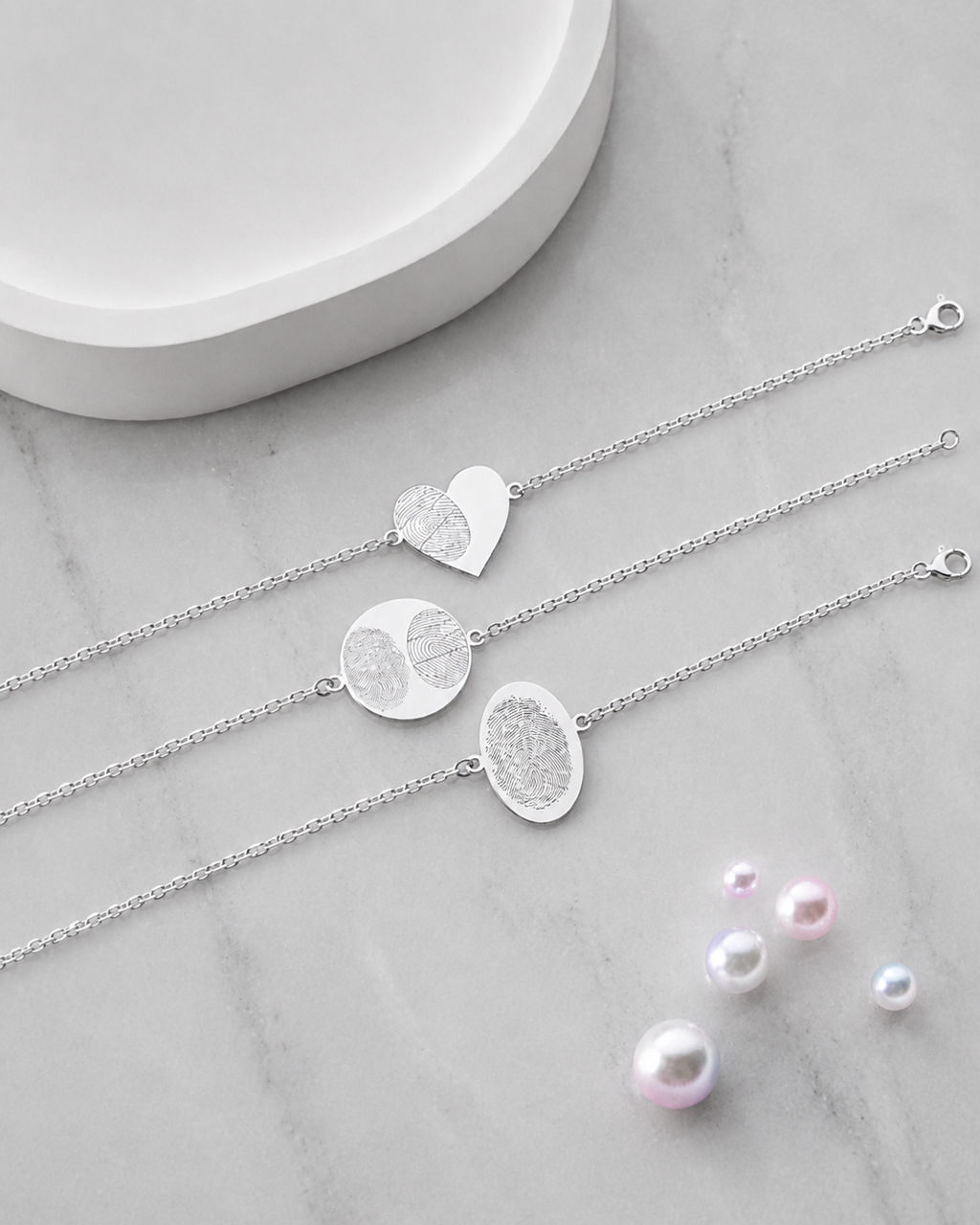 Personalized Memorial Fingerprint Bracelet
