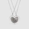 Split Heart Pendant Necklace