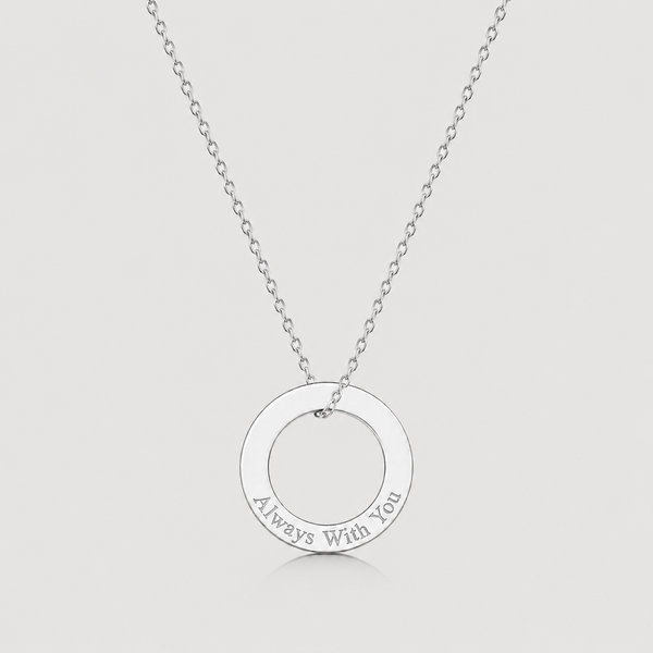 Vylae Round Engraved Charm