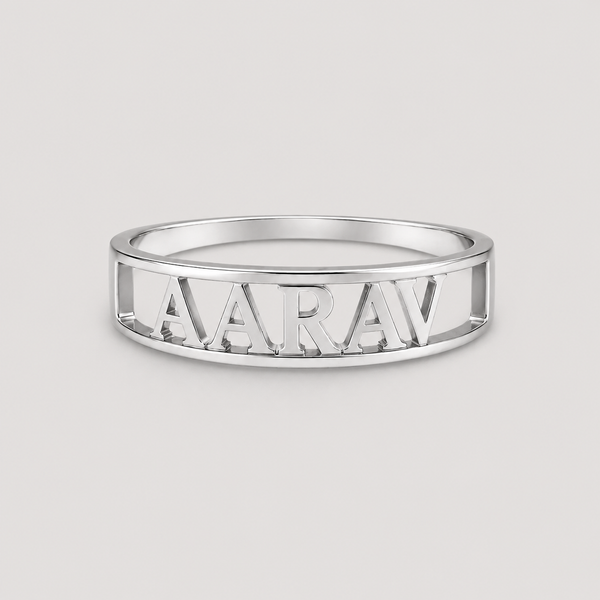 Vylae Personalized Band Ring
