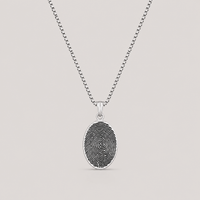 Fingerprint Memory Pendant Necklace