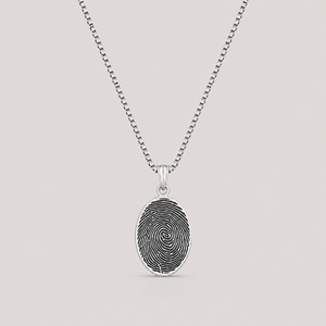 Fingerprint Memory Pendant Necklace
