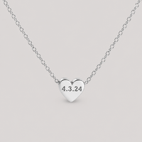 Vylae Engraved Love Necklace