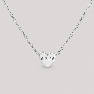 Vylae Engraved Love Necklace