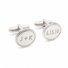 Mens Date and Initials Cufflinks