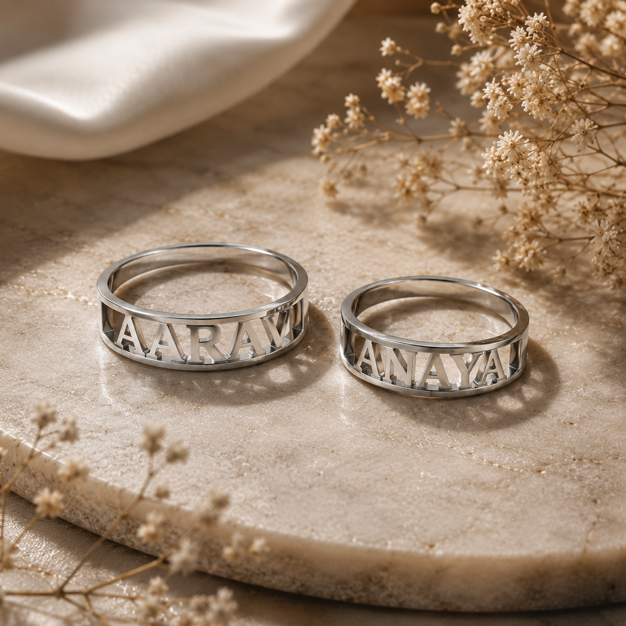 Vylae Personalized Band Ring