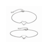 Vylae Matching Heart Bracelets