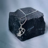 STERLING SILVER 92.5 OM SHIV PENDENT NECKLACE