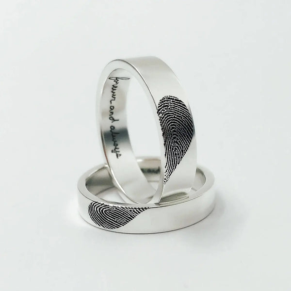 Custom engraved Bands Ring