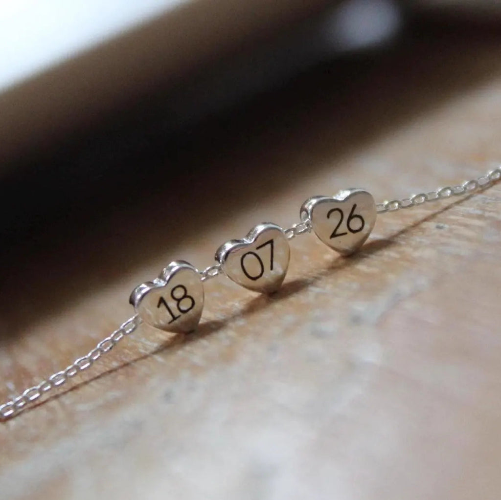 Personalised Heart Bracelet