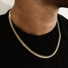 VYLAE REAL 18K MICRO GOLD PLATED CUBAN LINK CHAIN FOR MEN AND WOMEN