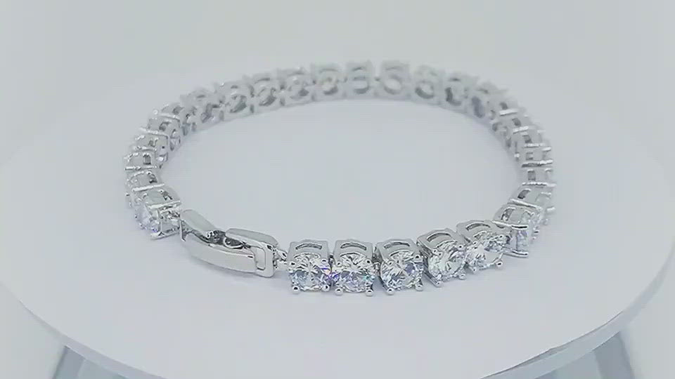 LADIES CZ CUBIC ZERCONIA TENNIS BRACLET