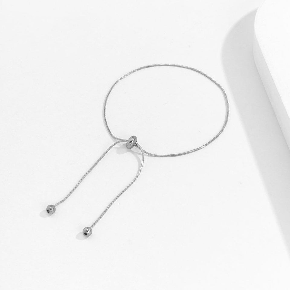 Solid 925 Sterling Silver Snake Chain Ankle